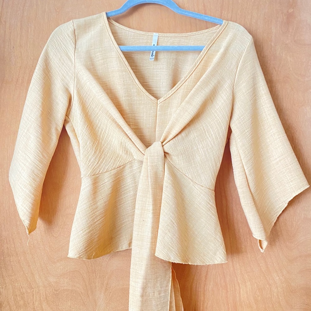 Long sleeve flare blouse